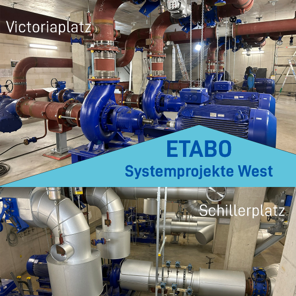 Victoriaplatz and Schillerplatz pumping stations - pressure test successfully completed